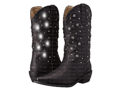 boots stiefel bottes deco  tube   western wild west  occidental wilde westen ouest sauvage gif anime animated animation - GIF animé gratuit