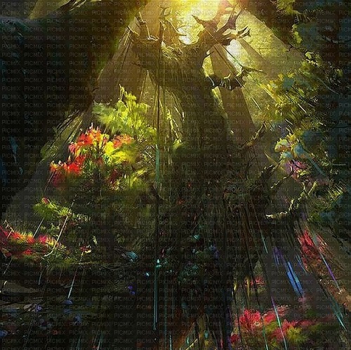 background fantasy forest - PNG gratuit