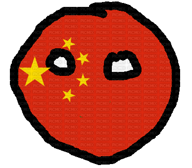 Countryballs China - png gratis