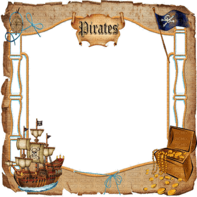 cadre pirates - ücretsiz png