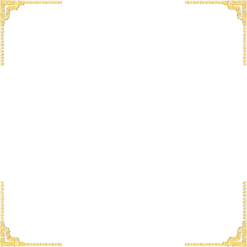 Frame.Pearls.Gold - PNG gratuit