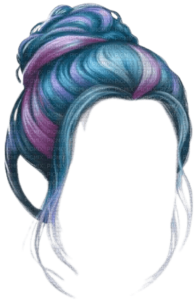 cheveux colorés - PNG gratuit