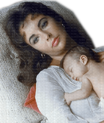 Rena Promi Liz Taylor Woman Frau Baby - фрее пнг