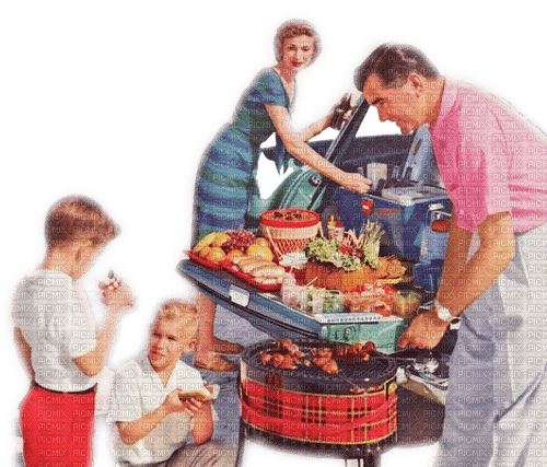 vintage grill milla1959 - 免费PNG