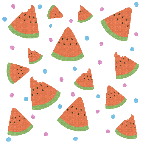 Watermelon.Sandía.Fond.gif.Victoriabea - Darmowy animowany GIF