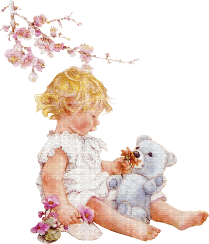 baby vintage spring - ilmainen png