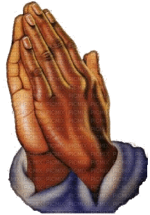 Praying hands - Бесплатный анимированный гифка