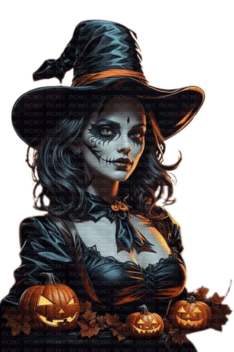 halloween, witch, herbst, autumn, automne - png gratuito