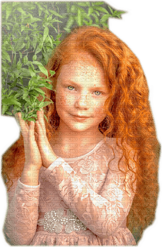 red hair girl- Fillette rousse - ücretsiz png
