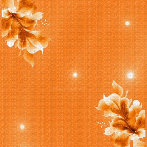 ME / BG/animated.flowers.orange.idca - GIF เคลื่อนไหวฟรี