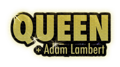 Kaz_Creations Logo Text Queen +Adam Lambert - png ฟรี