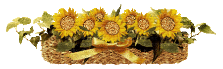 sun flowers glitter - Free animated GIF