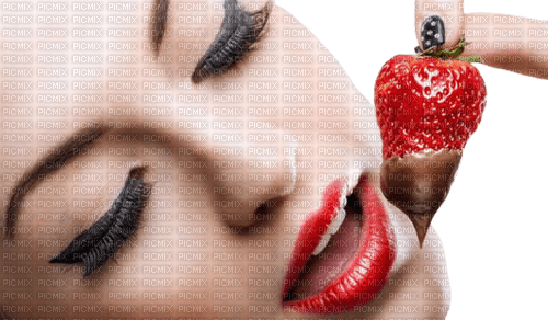 fraises strawberry  berry  woman - бесплатно png