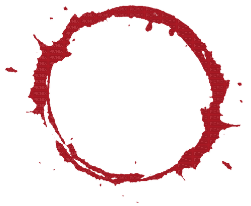 Frame.Cadre.Blood.Sang.Red.Round.Victoriabea - Free PNG