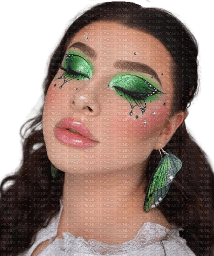 maj portrait femme maquillage - ücretsiz png