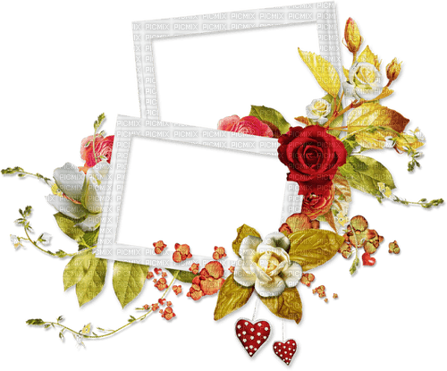 Roses frame - δωρεάν png