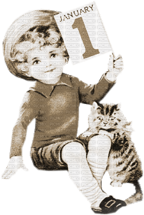 soave children boy vintage cat animals friends new - безплатен png