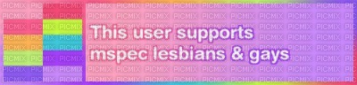This user supports mspec lesbians and gays - 無料png