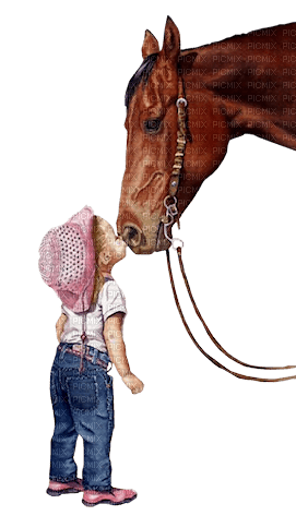 niño caballo vintage dubravka4 - gratis png