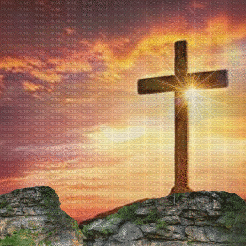 Pâques.Easter.Pascua.Cross.Victoriabea - 無料のアニメーション GIF