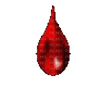 goccia di sangue - 免费动画 GIF