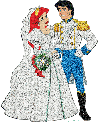 Disney. Wedding. Drawing. Glitter. Gif. Leila - Free animated GIF