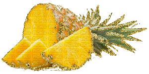 Glittery Pineapple - Darmowy animowany GIF