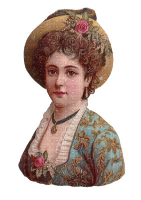 vintage, woman, nainen, femme - Free PNG