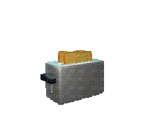 toaster bread - Zdarma animovaný GIF