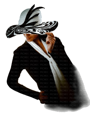 woman black and white bp - darmowe png