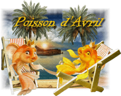 tube poisson d"avril - 無料png