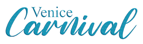 Venice.Carnival.Text.turquoise.Victoriabea - gratis png