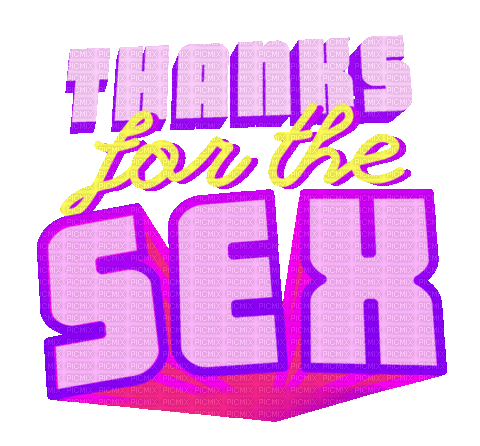 thanks-for-the-sex - Бесплатный анимированный гифка