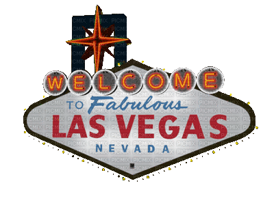 Kaz_Creations Text Logo Welcome To Fabulous Las Vegas - GIF animé gratuit