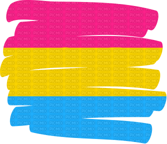 Pan Pride scribble squiggle - δωρεάν png