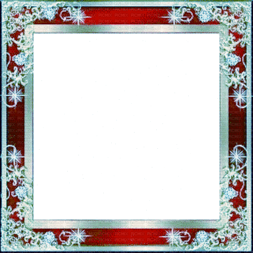 red-teal frame glitter - Free animated GIF
