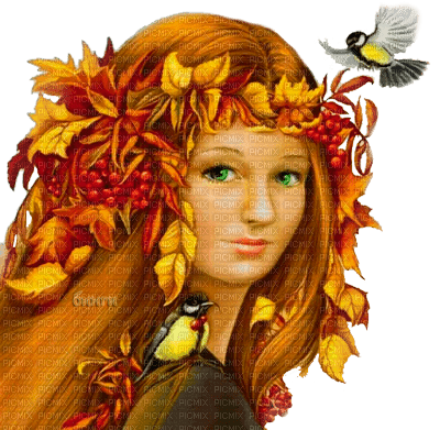 Y.A.M._Autumn Fantasy fairy - png grátis