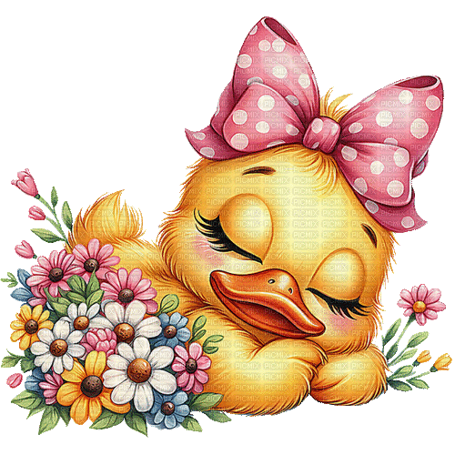 ♡§m3§♡ kawaii easter chick yellow animated - Free animated GIF