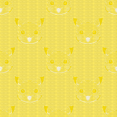 Yellow Pikachu Background - 免费动画 GIF