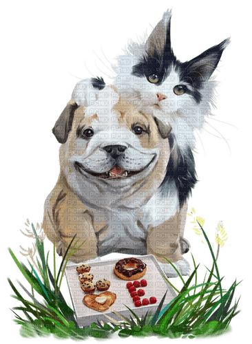 loly33 chien chat - ilmainen png