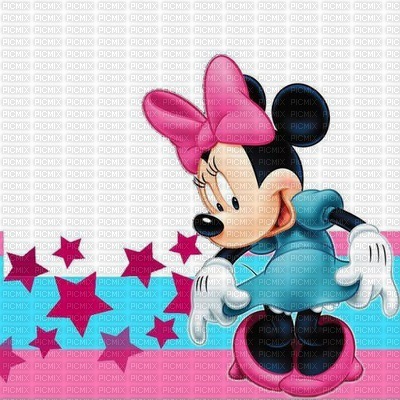 image encre couleur Minnie Disney anniversaire dessin texture effet edited by me - nemokama png