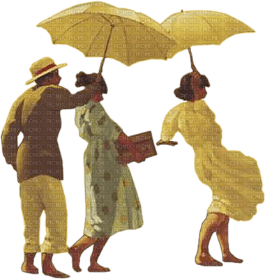 woman in rain bp - png ฟรี
