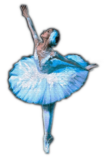 Rena Ballerin blue Ballett Dance Swan - gratis png