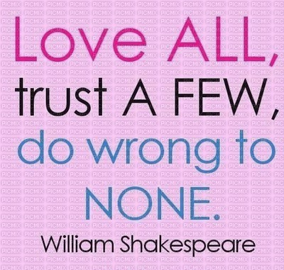 Love All W Shakespeare - besplatni png
