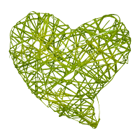 green heart - bezmaksas png