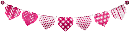soave deco valentine bordrer heart animated pink - GIF animé gratuit
