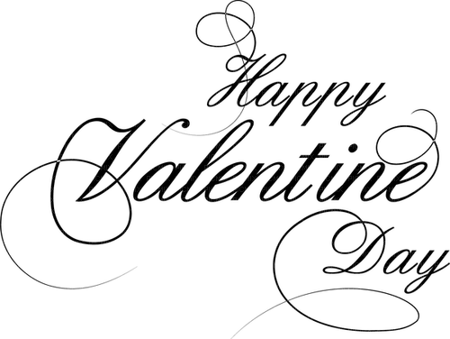 valentine deco text by nataliplus - PNG gratuit