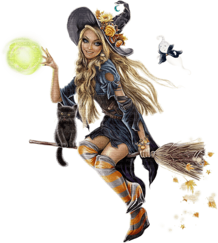 Halloween. Women. Witch. Leila - zadarmo png
