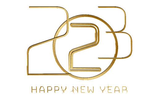 2023 happy new year - besplatni png