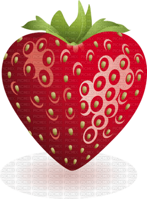 Kaz_Creations Deco Heart Love Hearts Strawberry Fruit - darmowe png